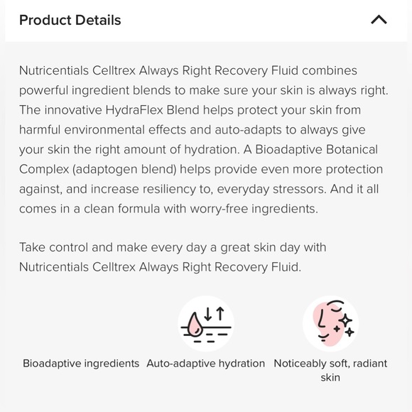 NUSkin-Nutricentials Celltrex Always Right Recovery Fluid - 2 available - Picture 8 of 12